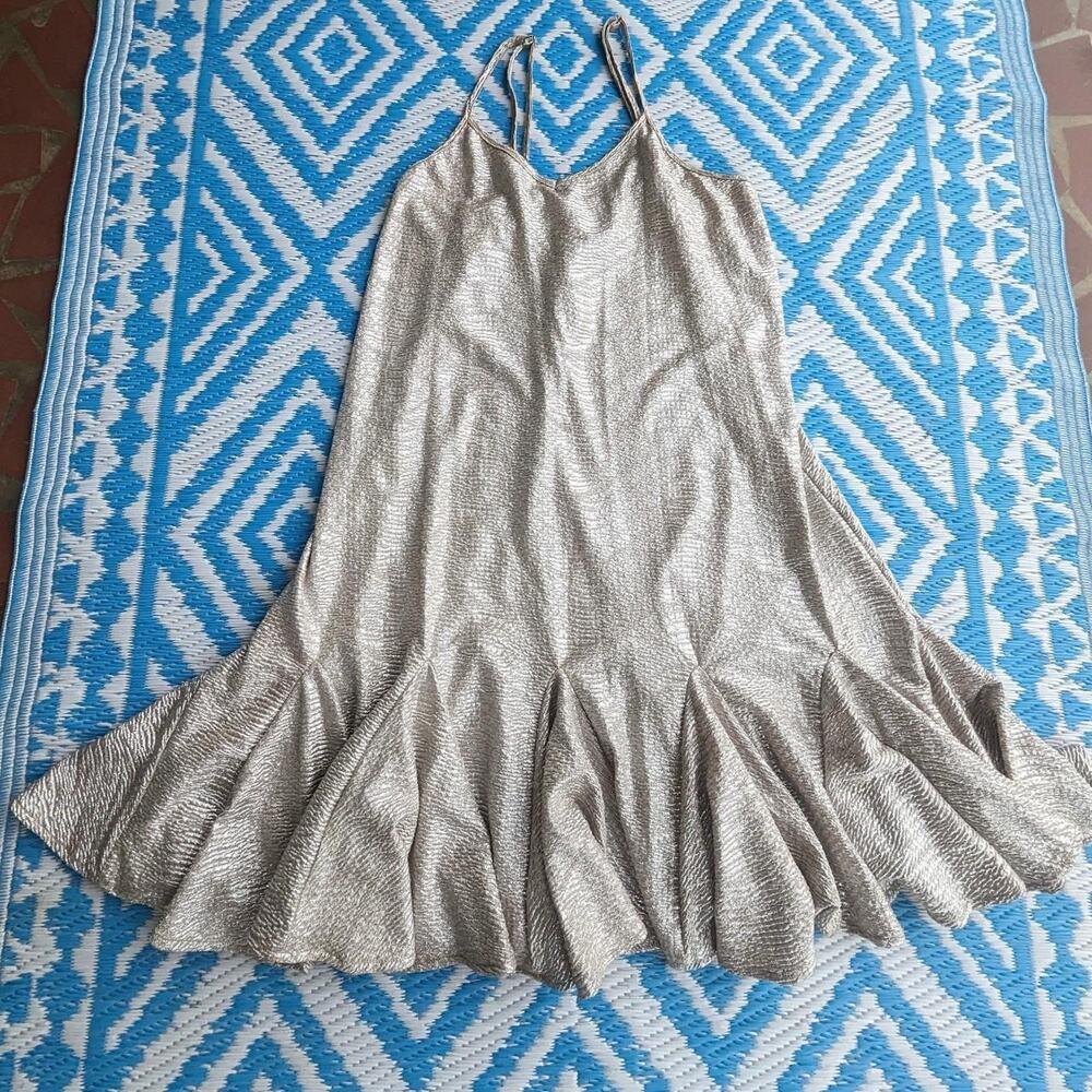 Julie Brown NYC Gold Lame Dress